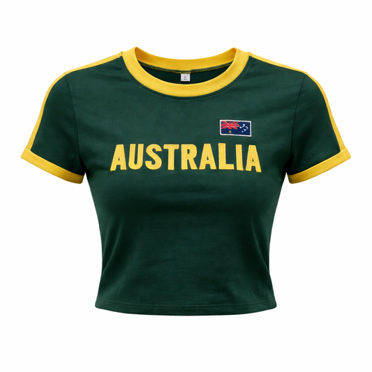 Australia Crop Top