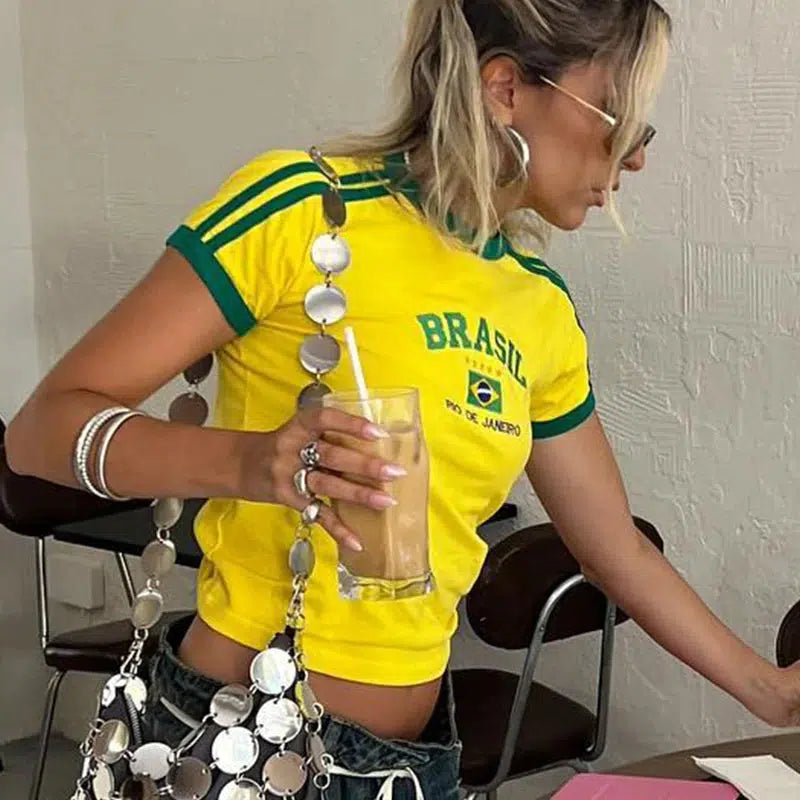 Brazil Crop Top
